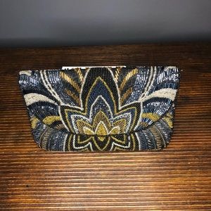 Small Beaded Evening Bag .